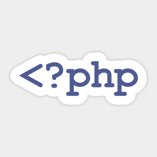 PHP Sticker